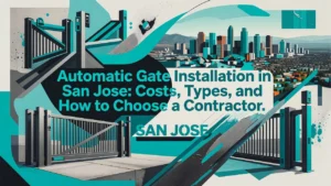 Professional header image for list-based article: Automatic Gate Installation in San Jose: Costs, Types, an...
