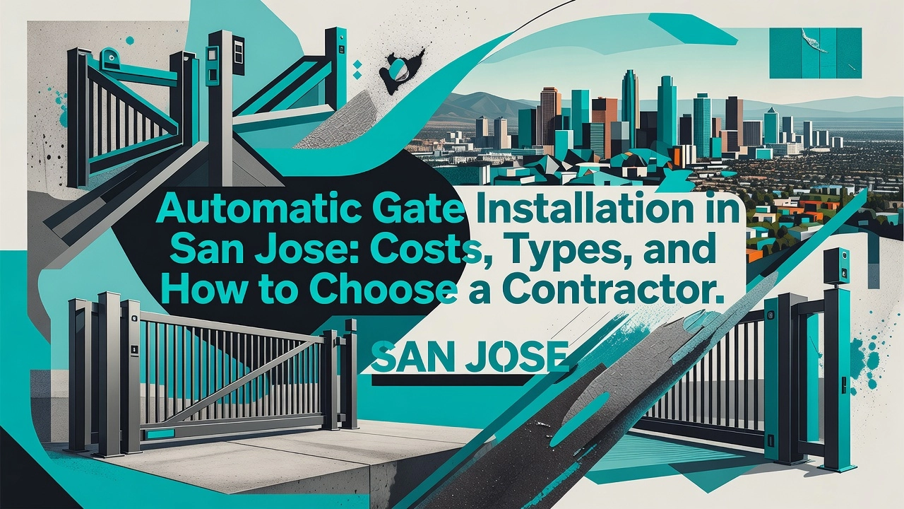 Professional header image for list-based article: Automatic Gate Installation in San Jose: Costs, Types, an...