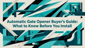 Professional header image for list-based article: Automatic Gate Opener Buyer's Guide: What to Know Before ...